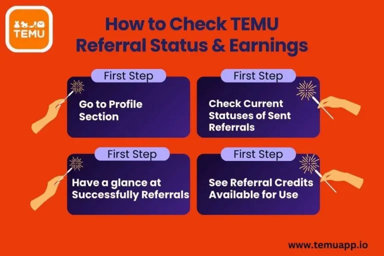 How to Check TEMU Referral Status & Earnings in 2024