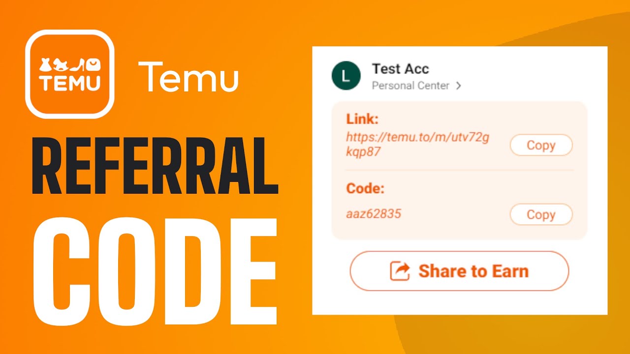 TEMU Unused Referral Codes in 2024