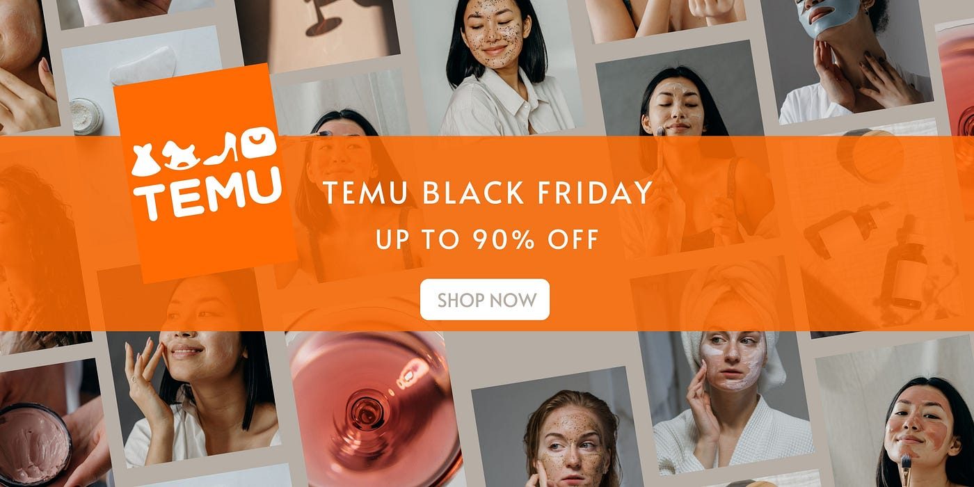 Score more discounts at Temu during the Black Friday Sale 2024