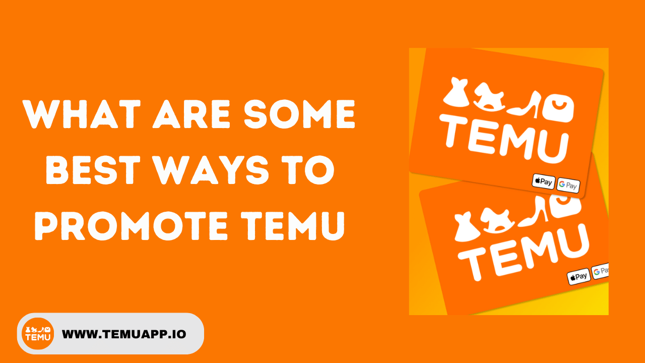 What Are Some Best Ways To Promote Temu?