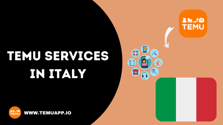 TEMU E-COMMERCE SERVICES IN ITALY