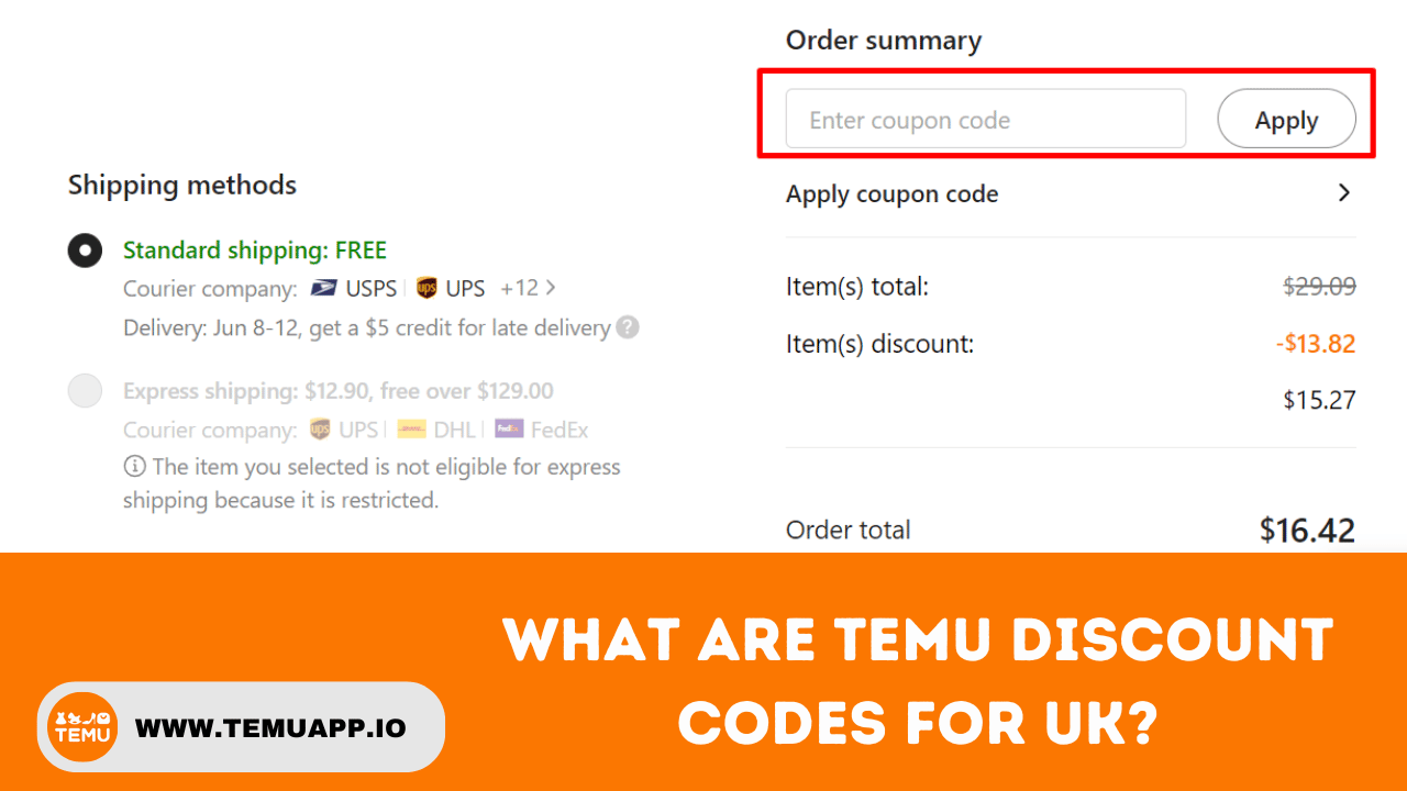 What Are Temu Discount Codes For UK? 