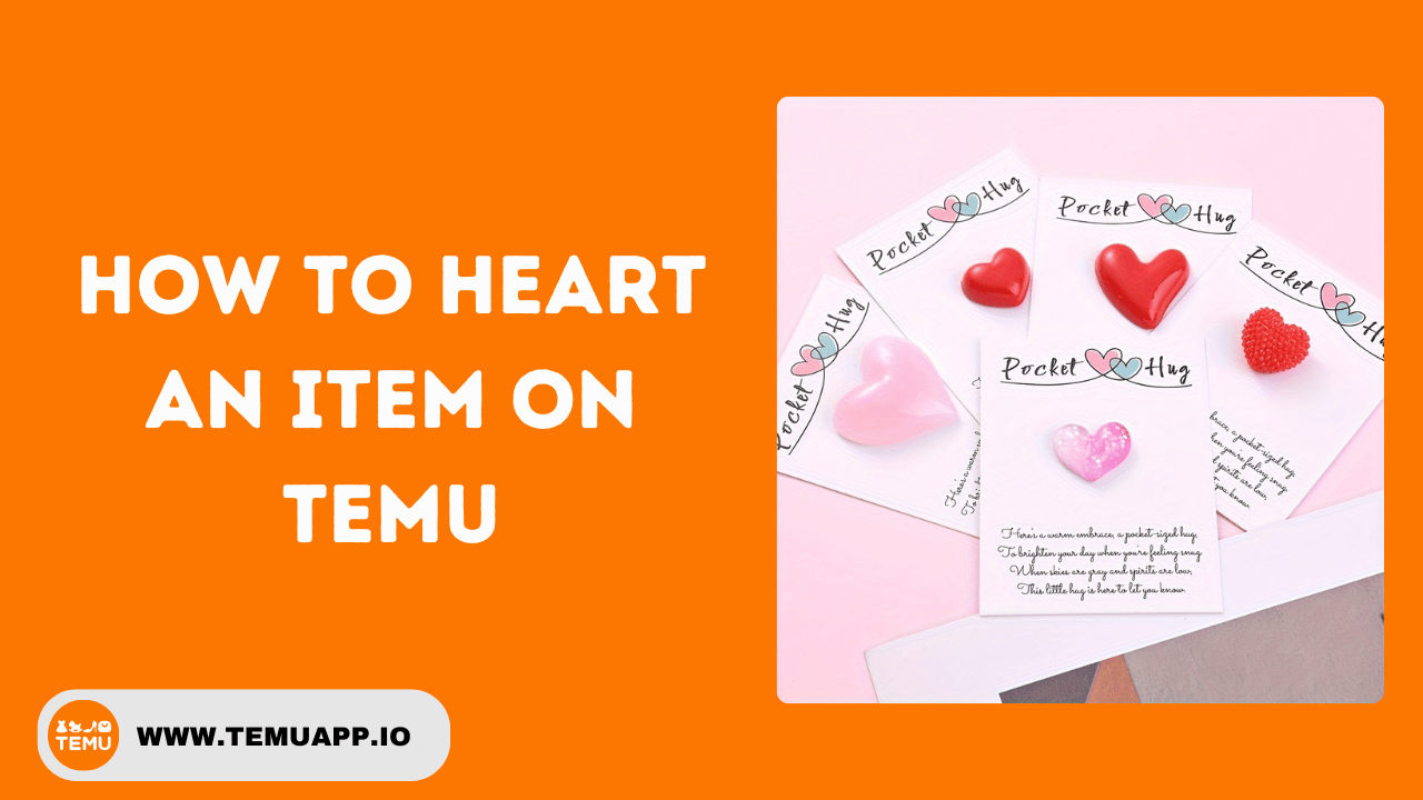 How To Heart An Item On Temu