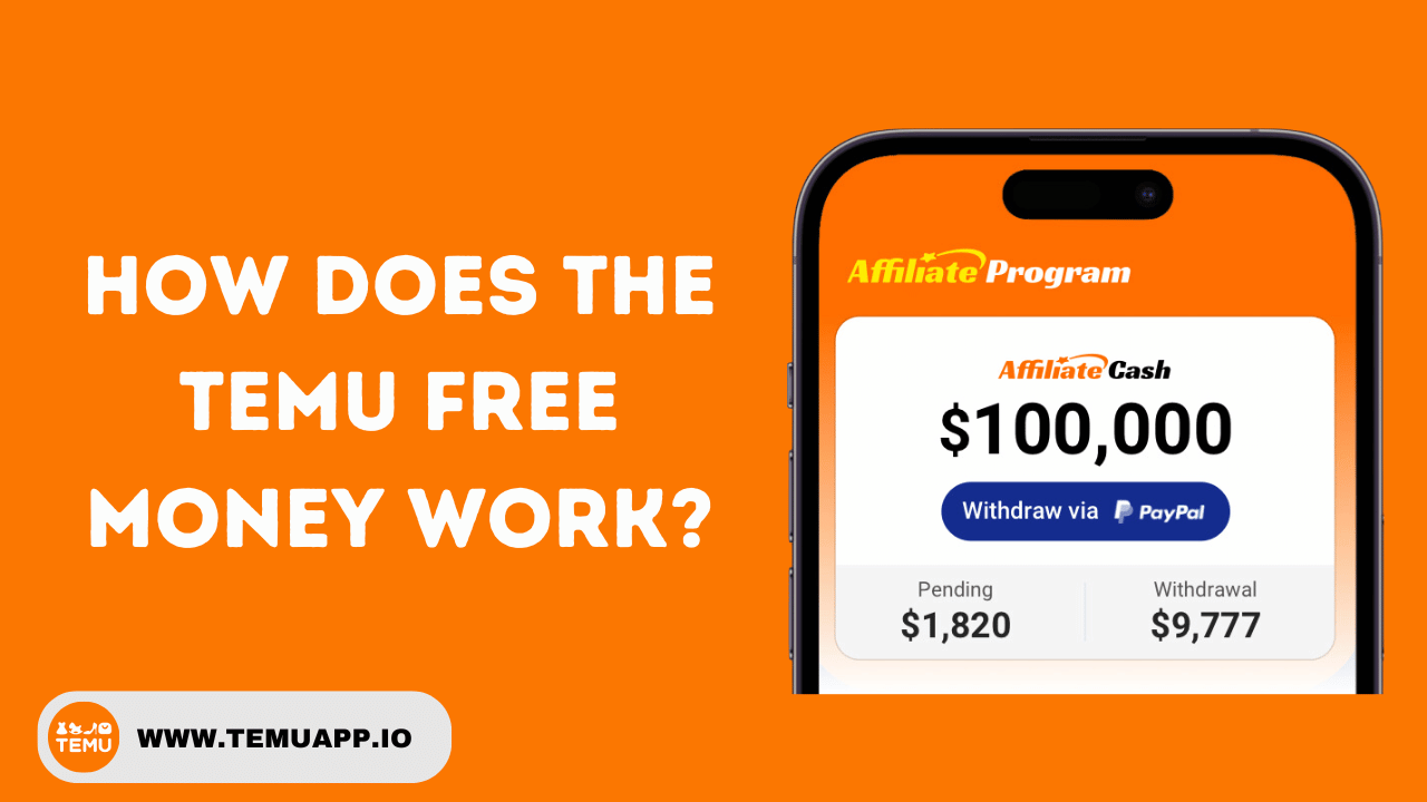 How does the Temu free money work?