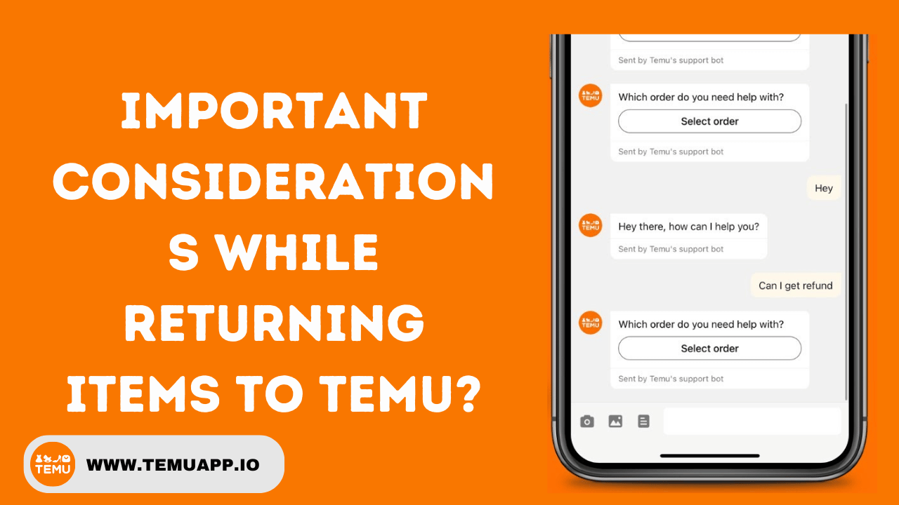 Important Considerations While Returning Items To Temu?