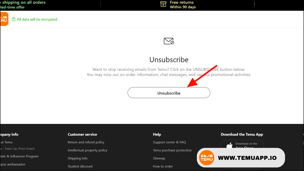 How to Unsubscribe from Temu Emails on A Desktop PC?