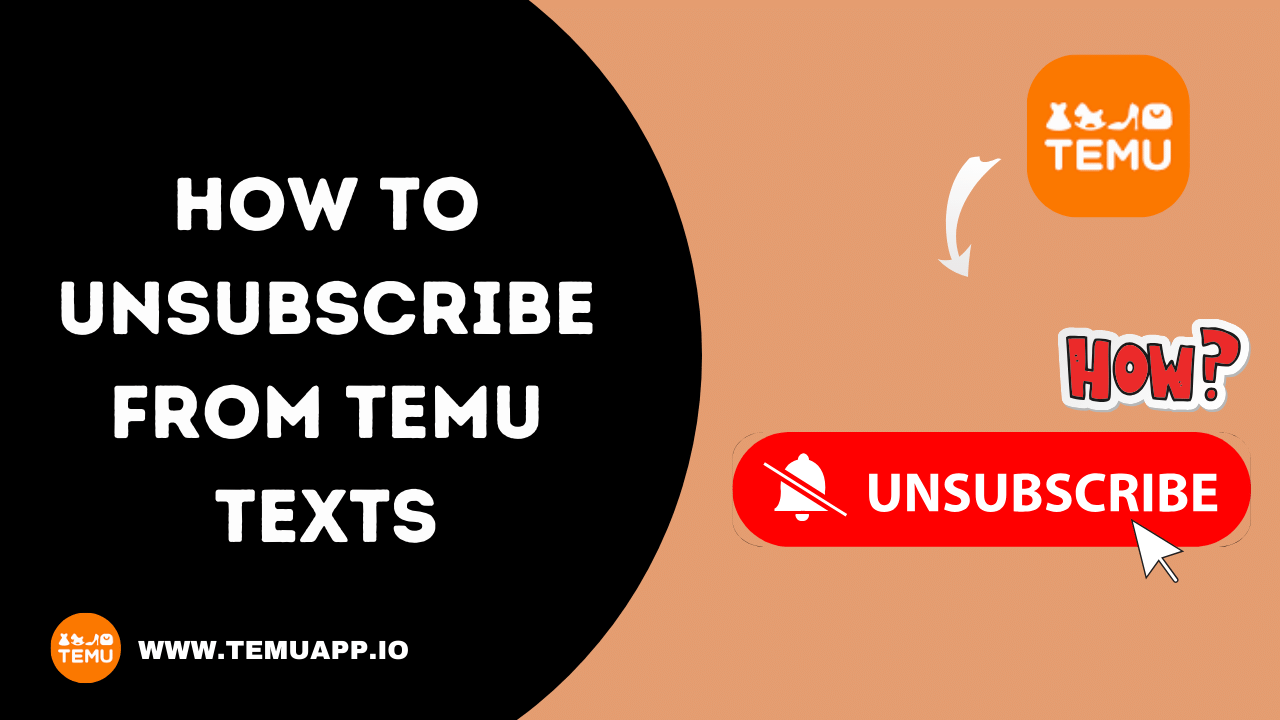 how to unsubscribe from temu texts