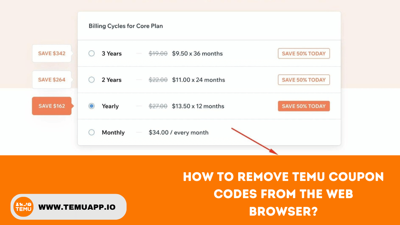 How to Remove Temu Coupon Codes from the Web Browser?