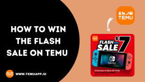 how to win the flash sale on temu 2024