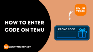 how to enter code on temu